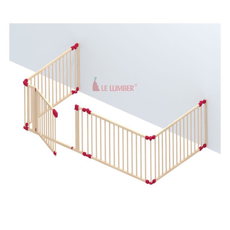 Cũi playpen 3d 4 cánh