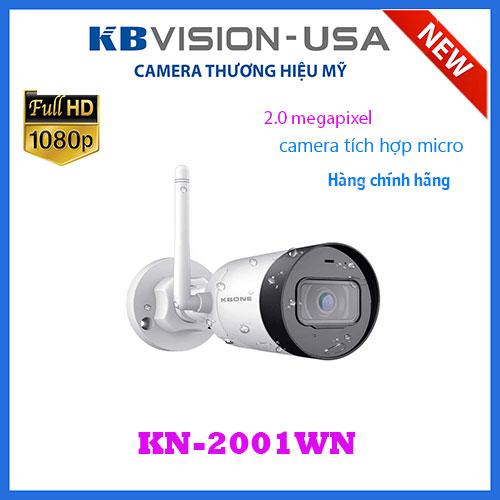 Camera ip hồng ngoại không dây 2.0 megapixel kbvision kbone kn-2001wn