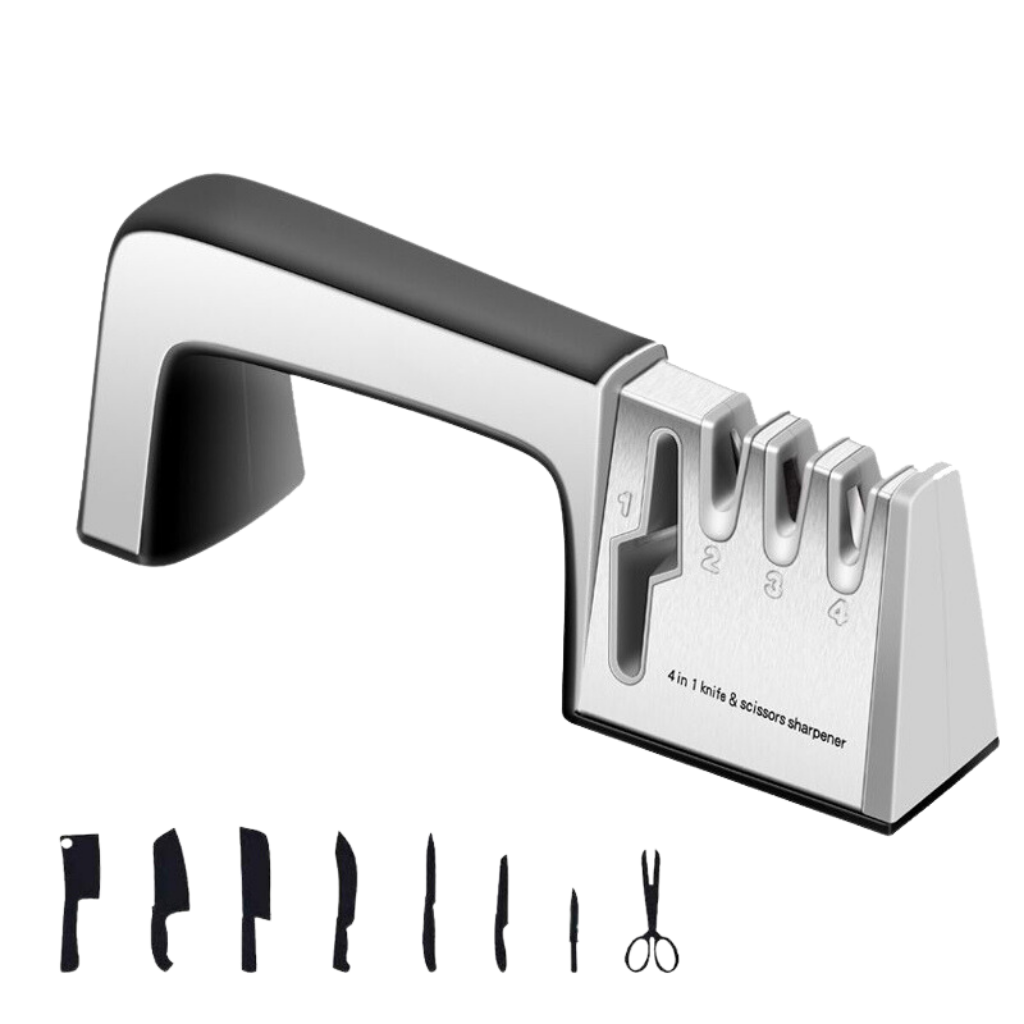 Dụng Cụ Mài Dao Kéo Inox Đa Năng 4 In 1 Mài Dao, Kéo ...Siêu Bén , Dụng cụ siêu mài dao Nhật Bản chí