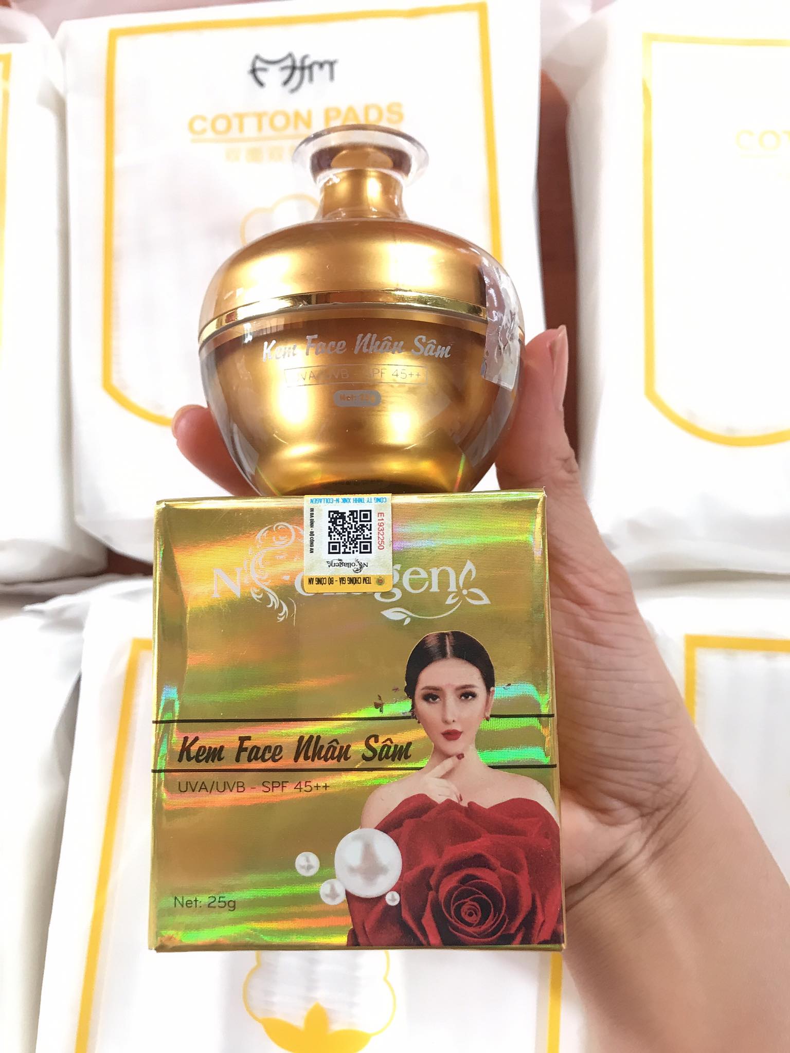 Kem Face Nhân Sâm N Collagen SPF 45++