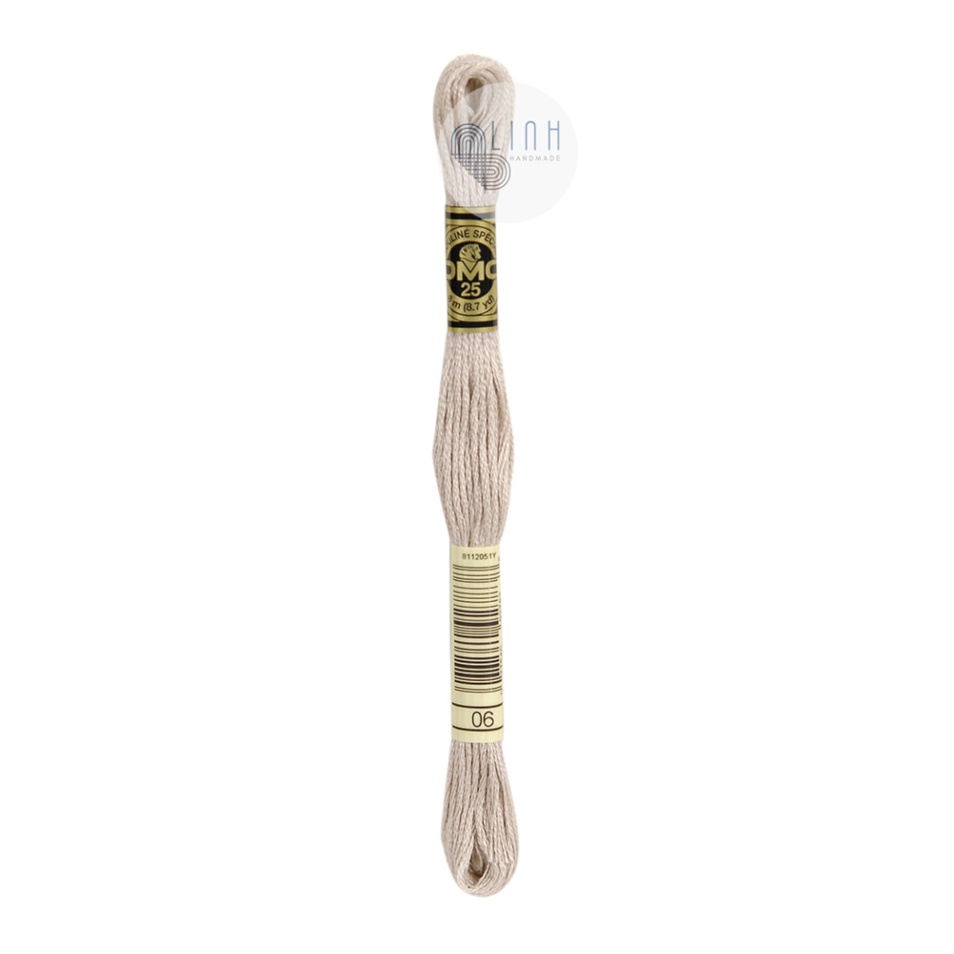 Chỉ thêu cotton DMC EMBROIDERY FLOSS 12 SKEINS 8M Art 117 bảng màu 1