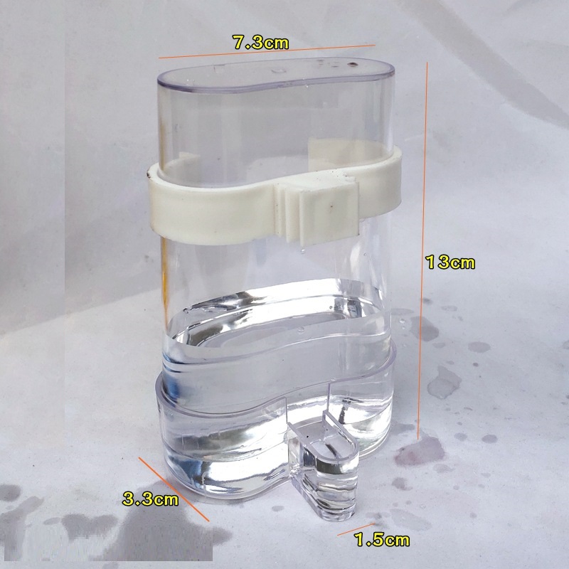 Large Automatic Feeding Bowl (Water Bottle) for Lovebirds, Cockatoos, and Various Types of Ornamental Birds.