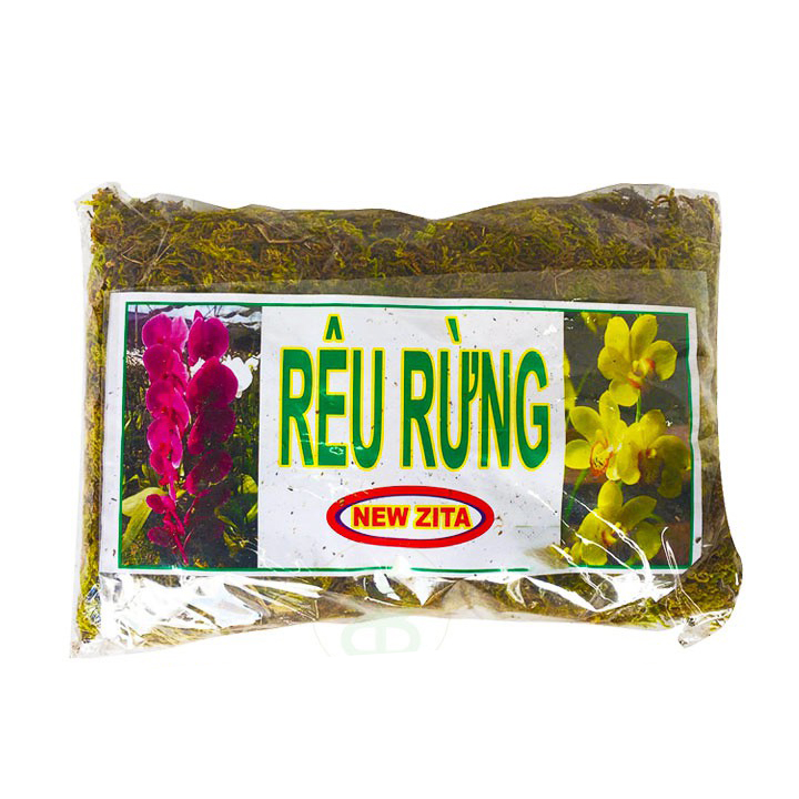 Giá thể rêu rừng sạch new zita chuyên dùng cho trồng và ghép phong lan túi 100g divi store