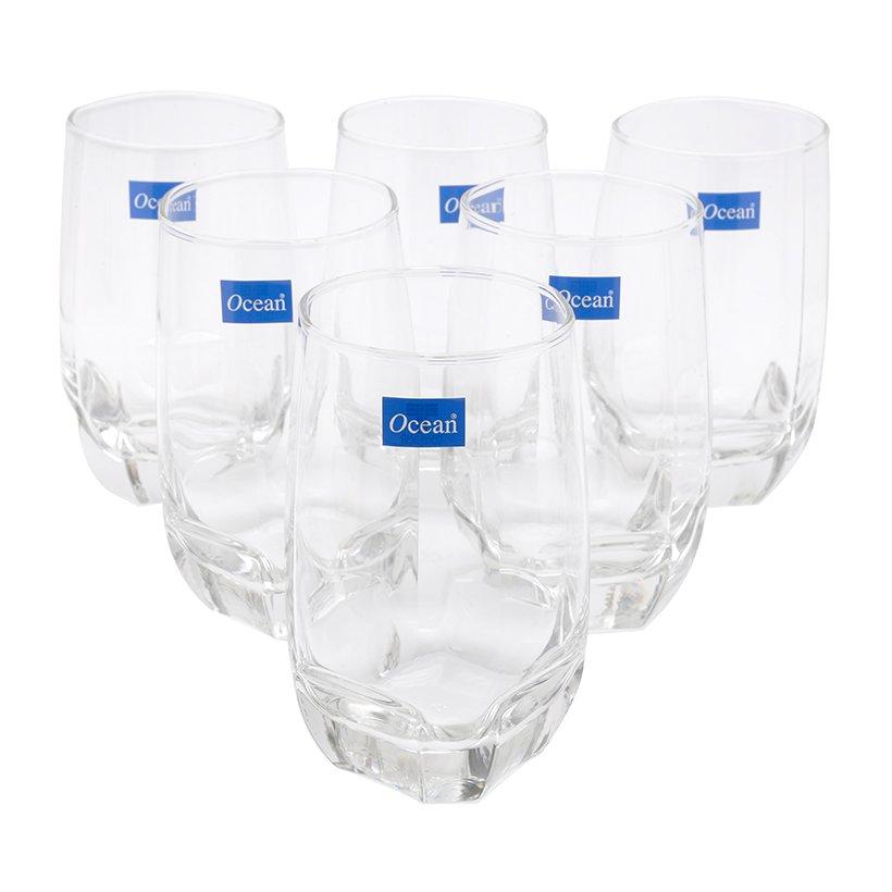 Bộ ly cốc thủy tinh Ocean Charisma Rock Long Drink 415ml