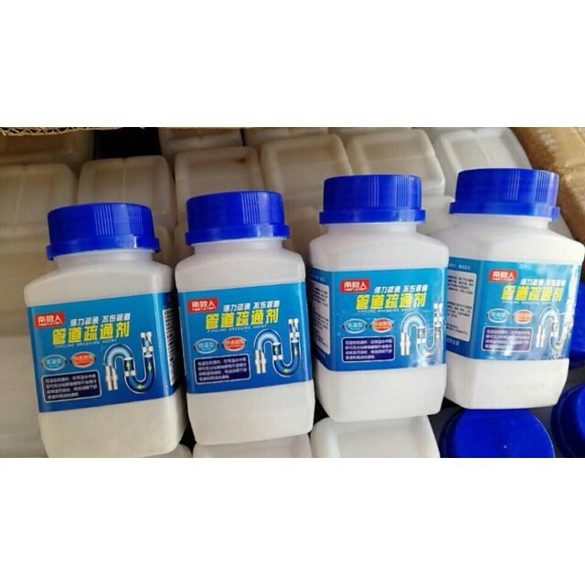 LỌ BỘT THÔNG TẮC CỐNG BỒN CẦU CHAI VUÔNG NẮP XANH