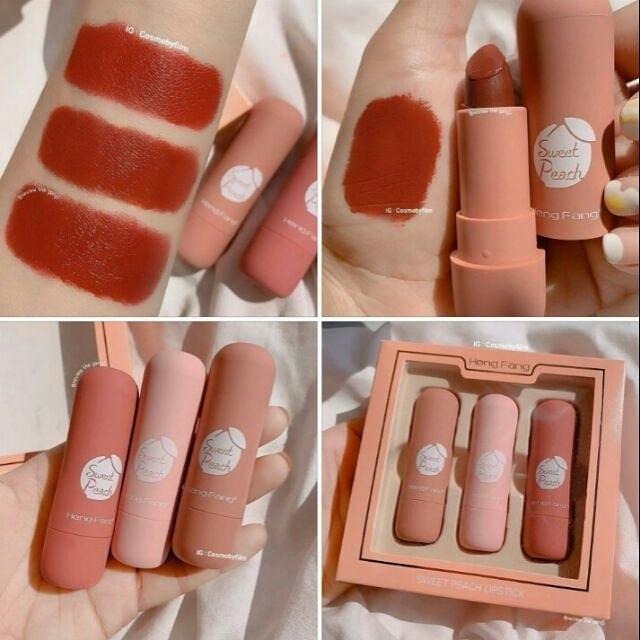 SET 3 CÂY SON HENGFANG MẬP Ú VỚI 3 MÀU SIÊU ĐẸP