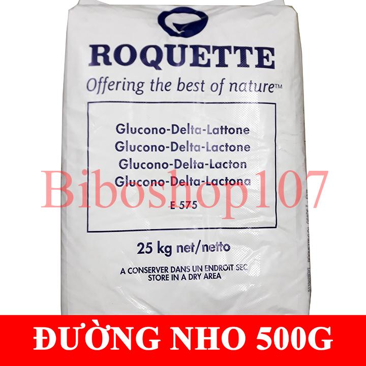 Đường nho Glucono Delta Lactone 500g