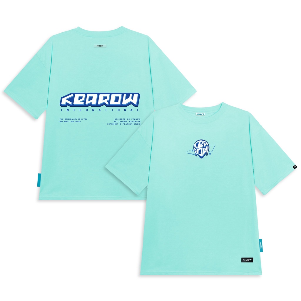Áo thun fearow world wide /màu mint fw137