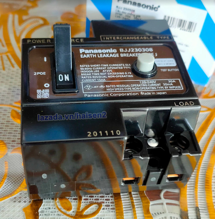 Cb chống giật panasonic 30a bjj230308 made in japan