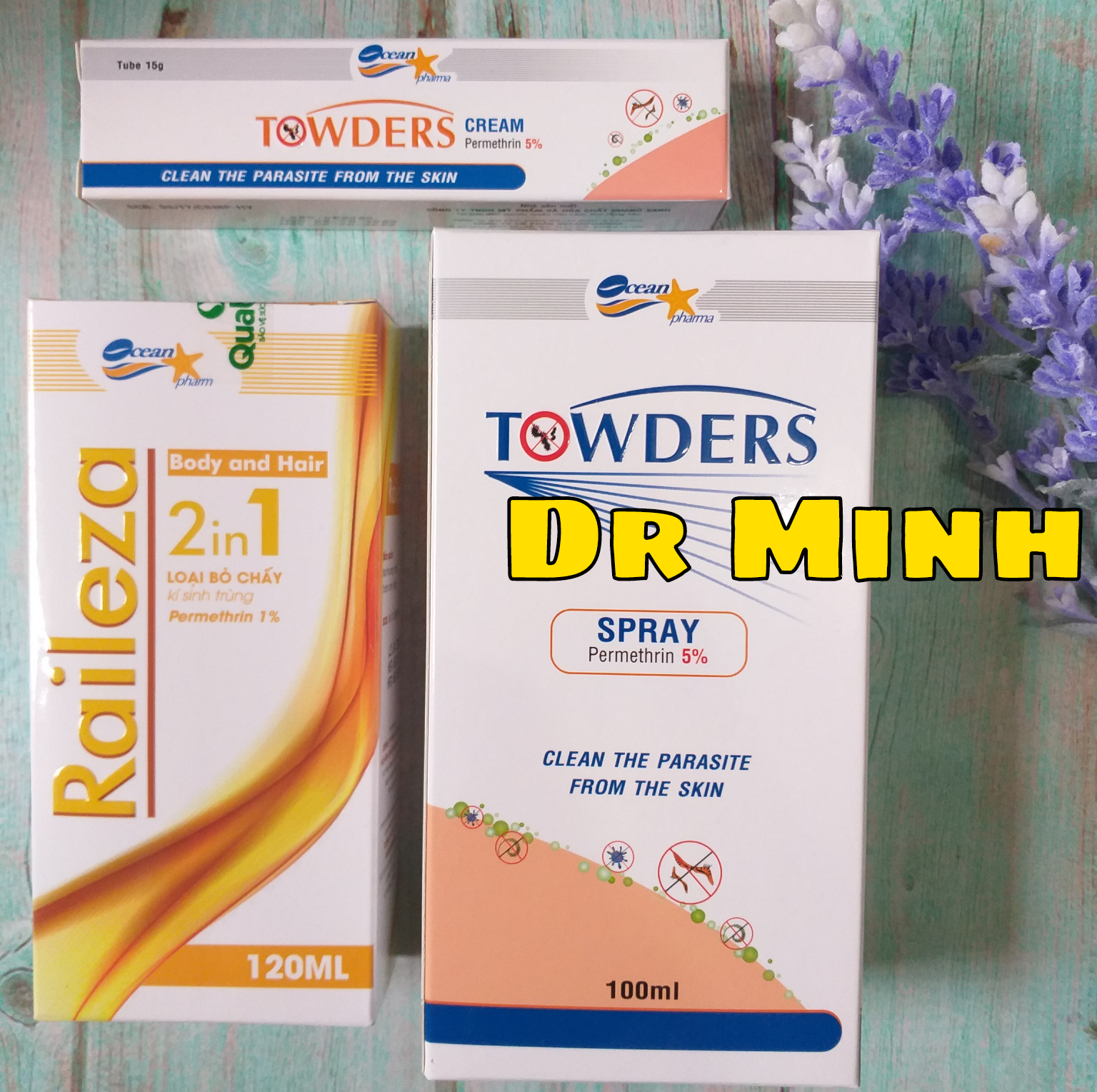 Combo " Raileza+ Towders cream + Towders spay 100ml"