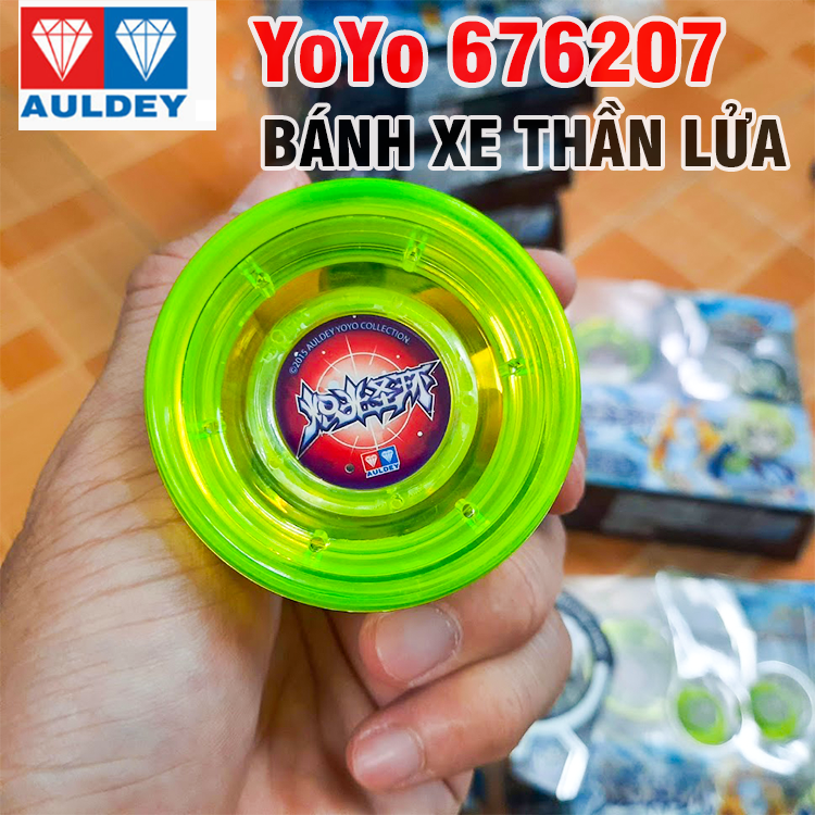 Yoyo Bánh Xe Thần Lửa đồ chơi trẻ emTuyệt đỉnh Yoyo bằng nhựa có đèn sáng bằng nhựa cao cấp hãng Auldey