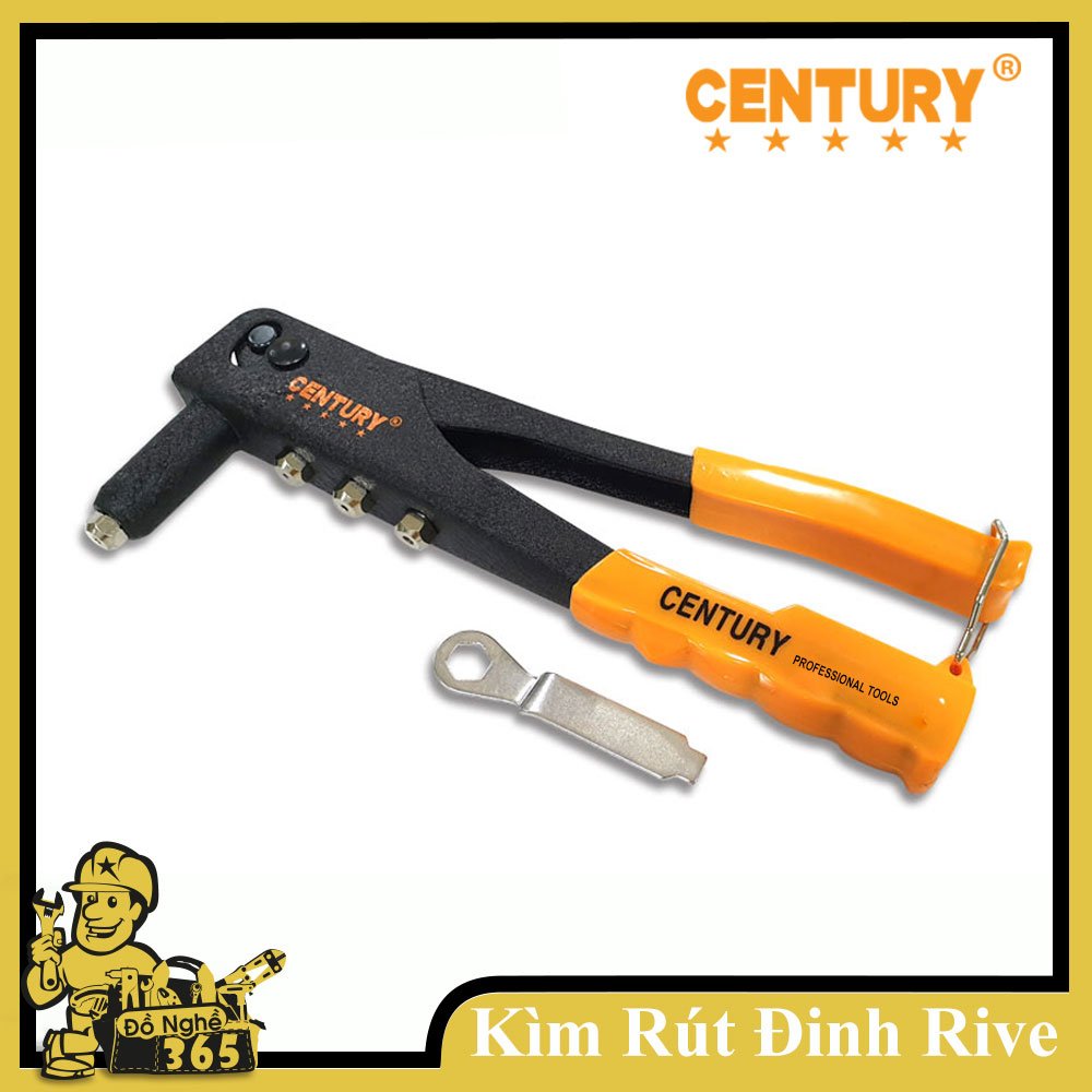 Kìm rút tán đinh rive century rút được các size đinh: 2.4mm, 3.2mm, 4mm, 4.8mm