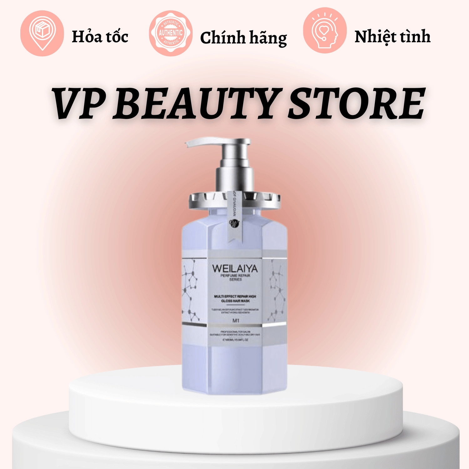 Dầu hấp tóc weilaiya chuyên phục hồi tóc hư tổn 450ml