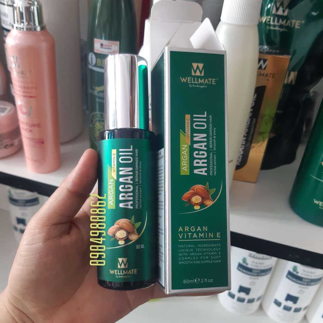 Tinh dầu phục hồi tóc hư tổn nặng wellmate 60ml