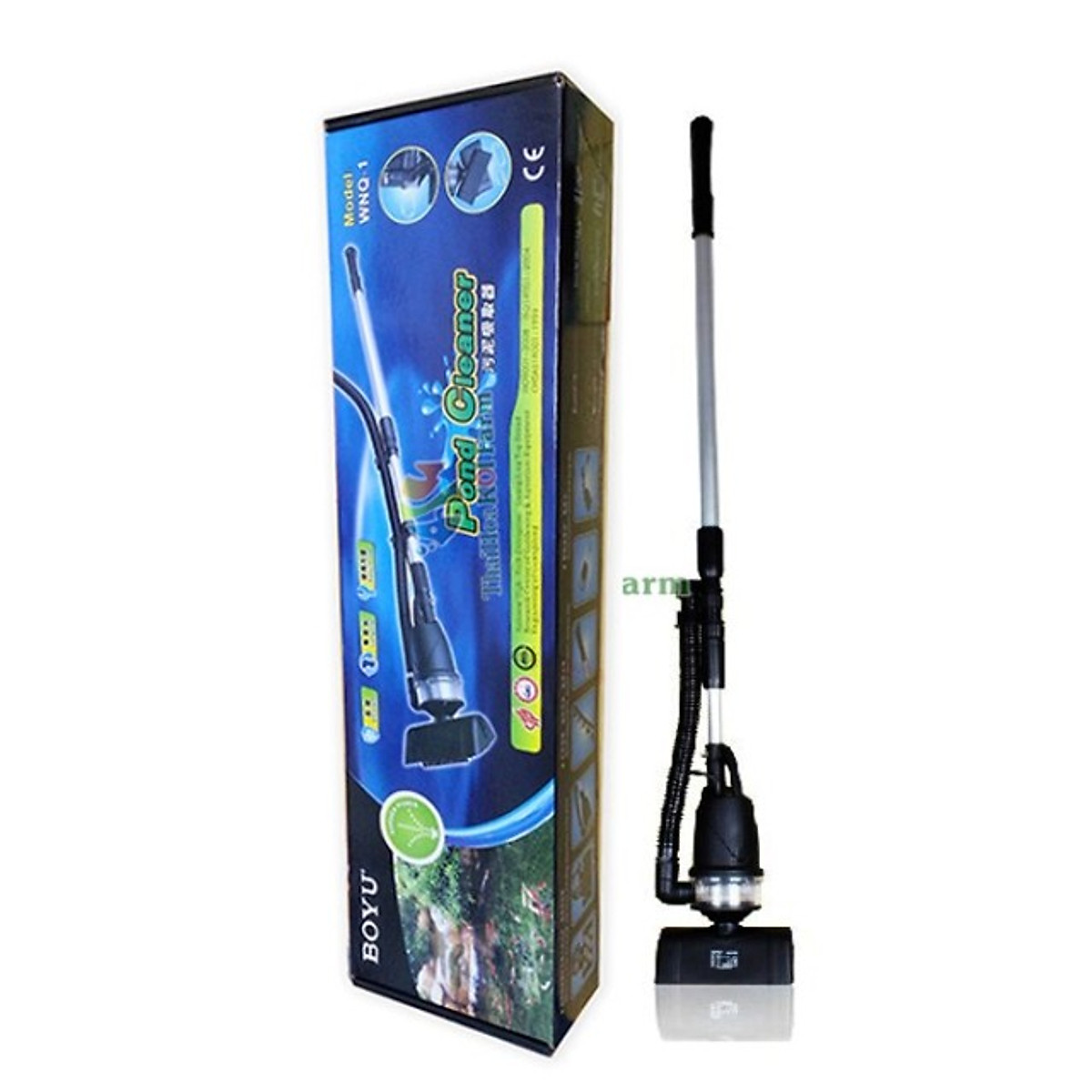 Máy vệ sinh hồ koi boyu wnq -1