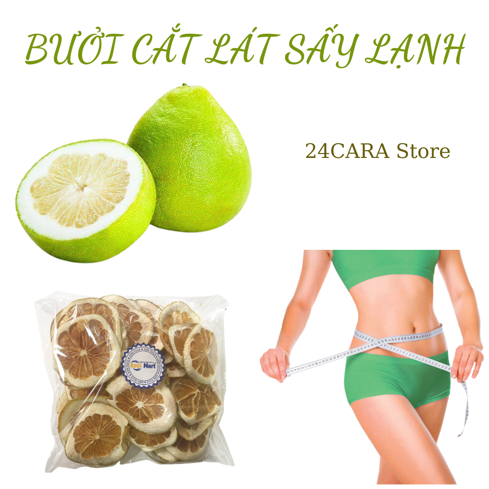 Bưởi thái lát sấy lạnh túi 20 gram