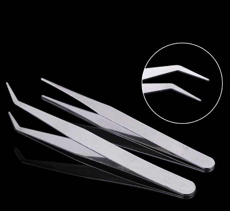 Nhíp Nhọn Thẳng Và Cong Cho Srapbooking Miếng Dán Nối Mi-Miếng Dán Móng Tay Miếng Dán Đá Quý Kim Cương Giả