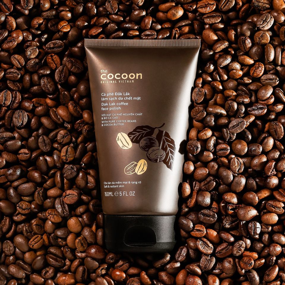 Tẩy tế bào chết cho da mặt cà phê Đăk Lăk Cocoon thơm thuần tự nhiên 150ml
