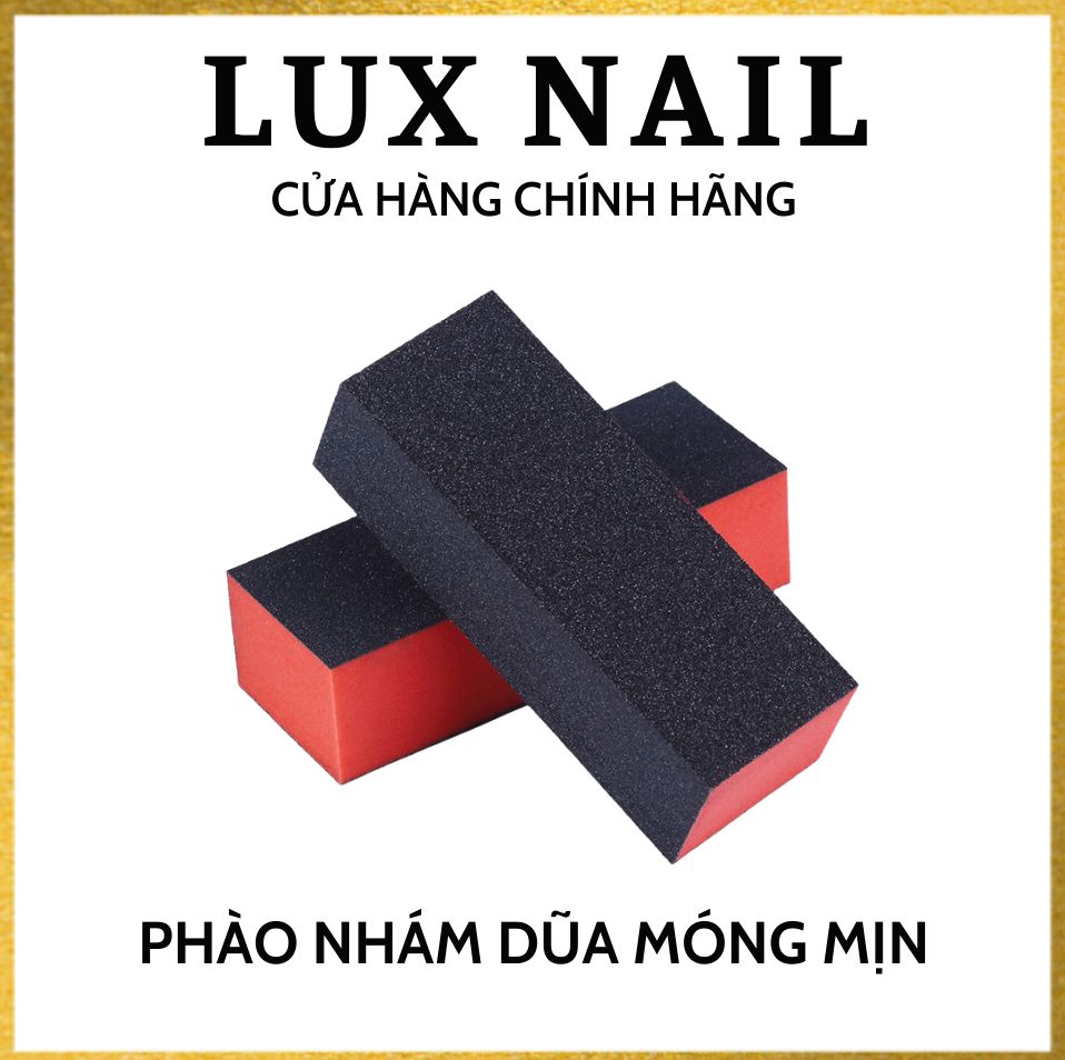 Phao dũa móng nhám, phào dũa mịn nail 3 mặt nhám 1 mặt mịn
