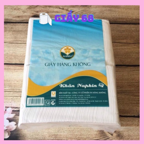Giấy ăn napkin hàng không loại 1kg