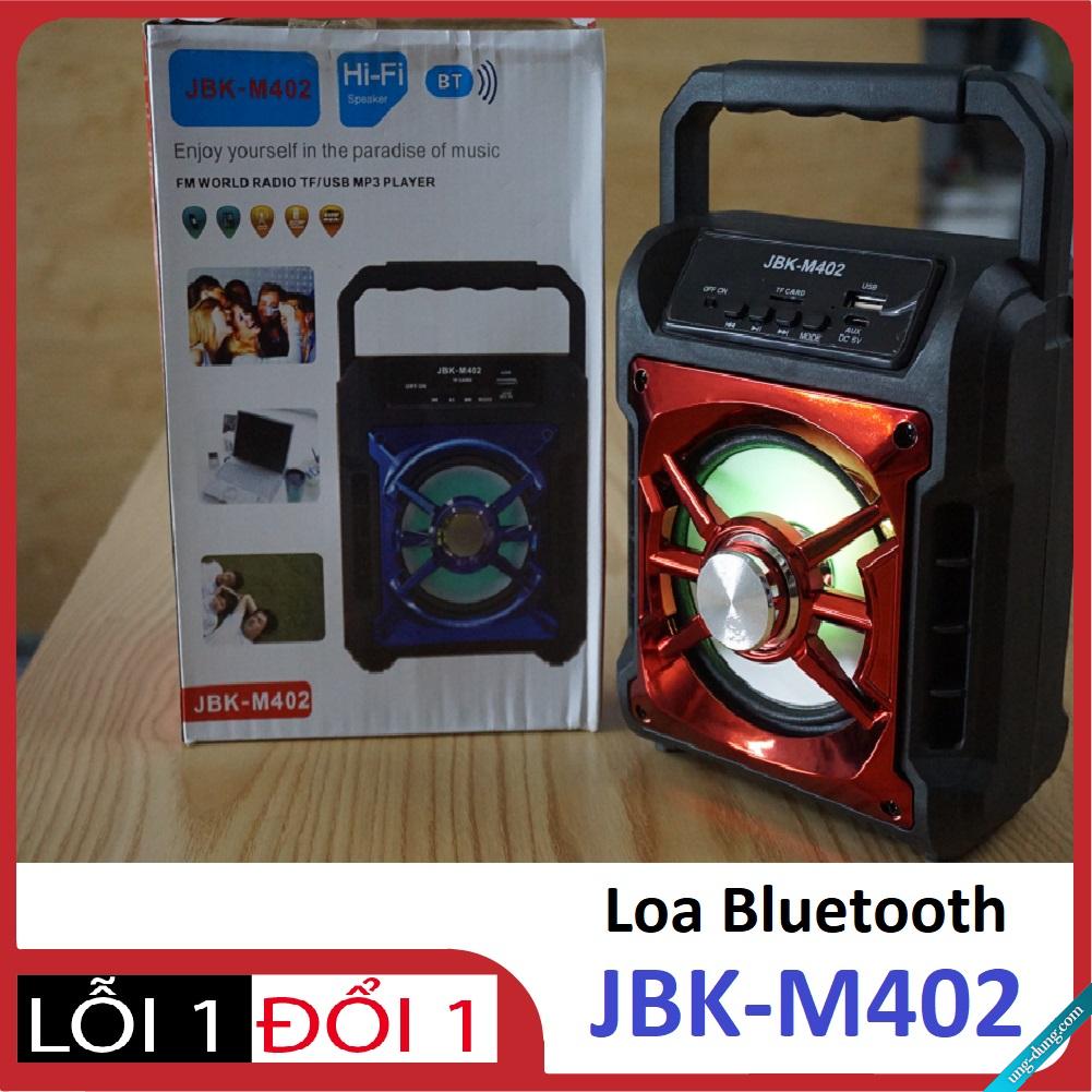 Loa Kẹo Kéo Karaoke, Loa Bluetooth Karaoke Xách Tay, Loa Bluetooth JBK-M402 Dòng Loa Mới 2019 Cao Cấp, Âm Bass Êm Chuẩn Không Rè, Âm Thanh Đã Tai, Kết Nối Bluetooth 4.0 Ổn Định 10m - GIÁ TỐT, BIGSALE 50%, Lỗi 1 Đổi 1.