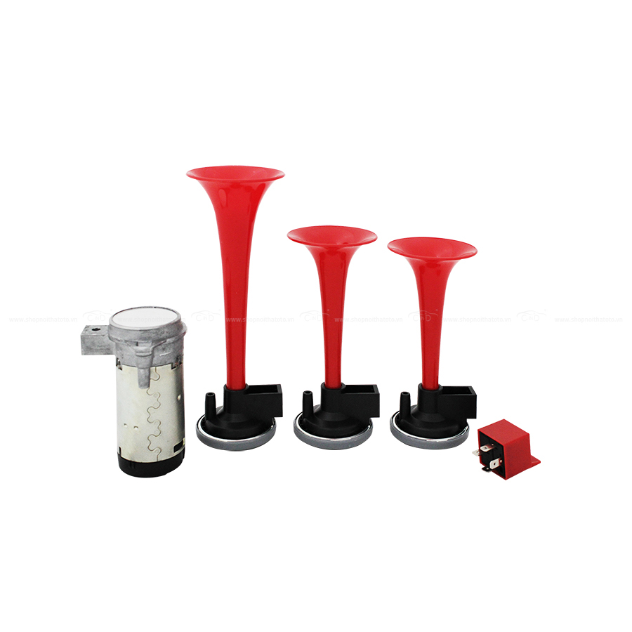 Kèn hơi 3 loa stebel 11013121 12v - nhập khẩu chính hãng