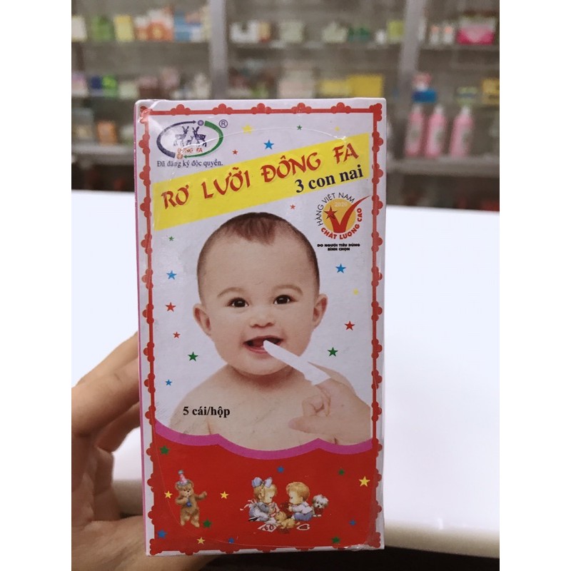 Gạc rơ lưỡi cho bé đông pha lốc/10hộp