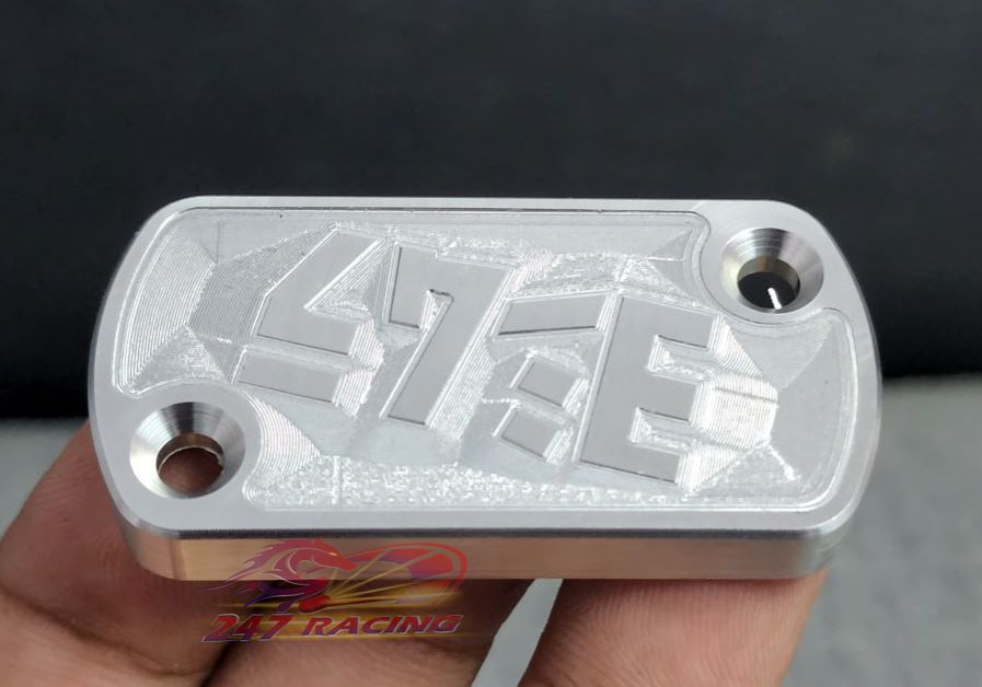 Nắp dầu cnc inox mẫu take 2 lỗ xéo gắn wave dream sonic winner...