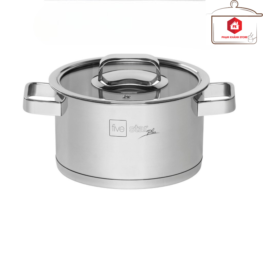 Nồi Inox 304 Fivestar Cao Cấp 18cm 3 Đáy Sử Dụng Được Trên Mọi Loại Bếp