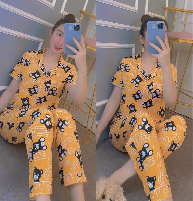 Bộ pijama kate lụa tnqd