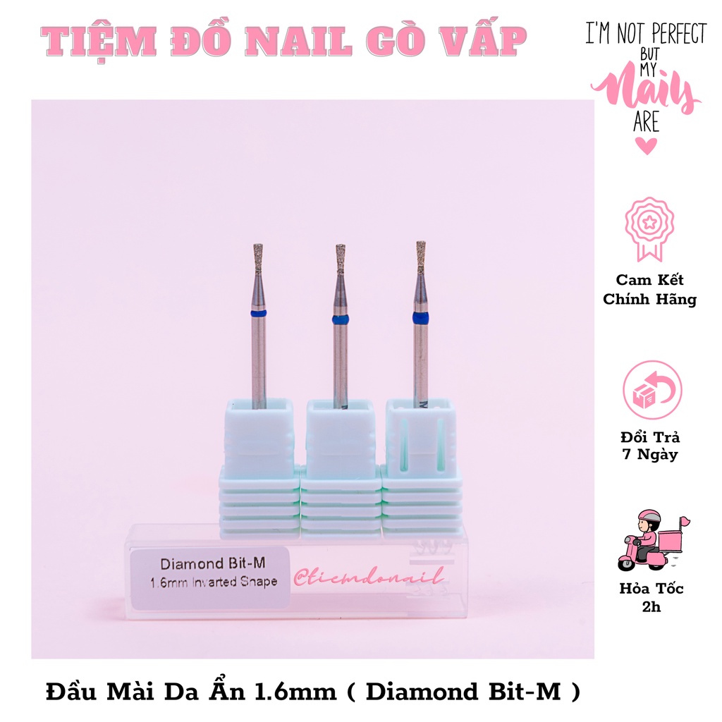 Đầu mài mỹ - đầu mài da ẩn 1.6mm _ dụng cụ làm nail