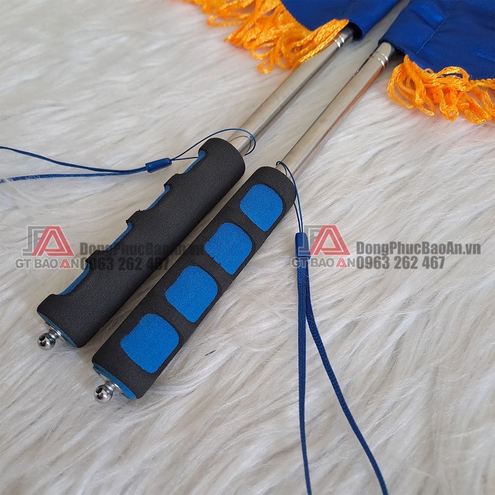 Cán Cờ 1m2 màu xanh dương - Cán cờ dẫn tour, cờ hướng dẫn viên du lịch, cờ dẫn đoàn du lịch