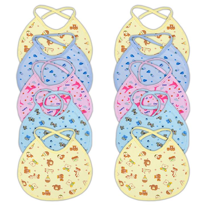 Yếm Cotton có dây buộc cao cấp cho bé