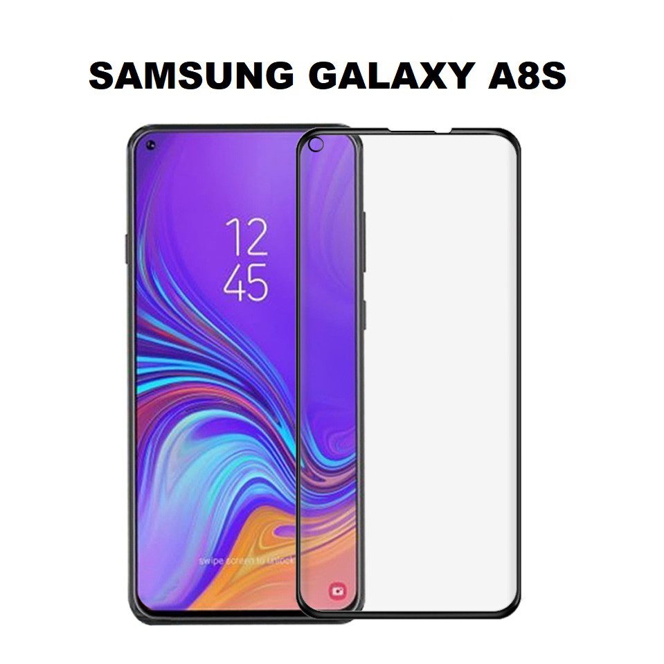 Dán kính cường lực full màn hình Samsung Galaxy A8s
