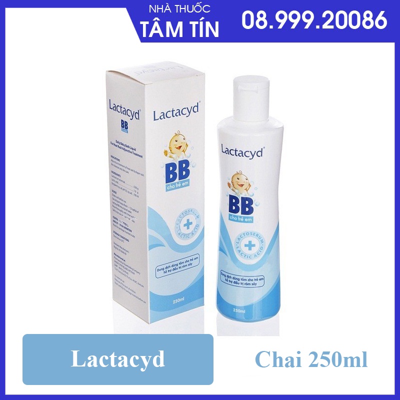 Sữa tắm Lactacyd BB for baby- Lactacyd milky cho bé 250ml