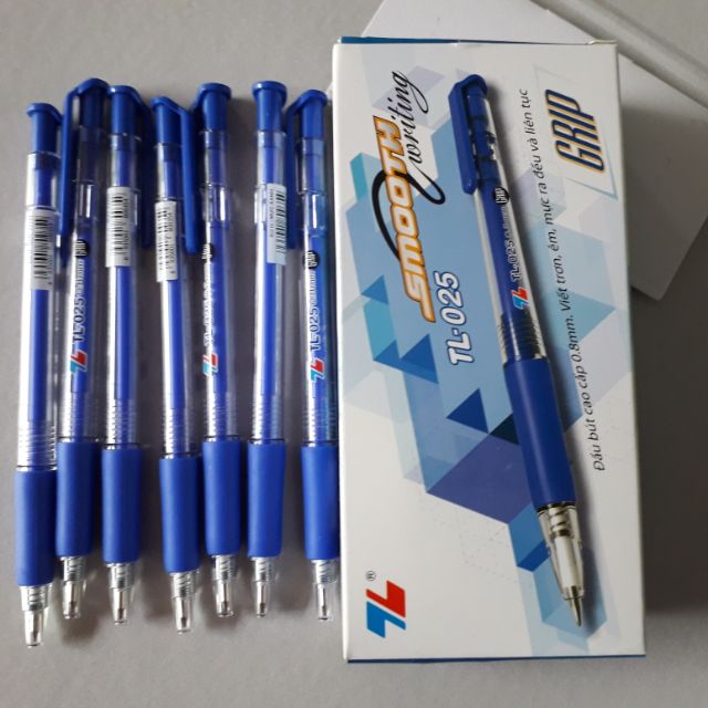 Hộp 20 cây bút bi thiên long tl-025 0.8mm