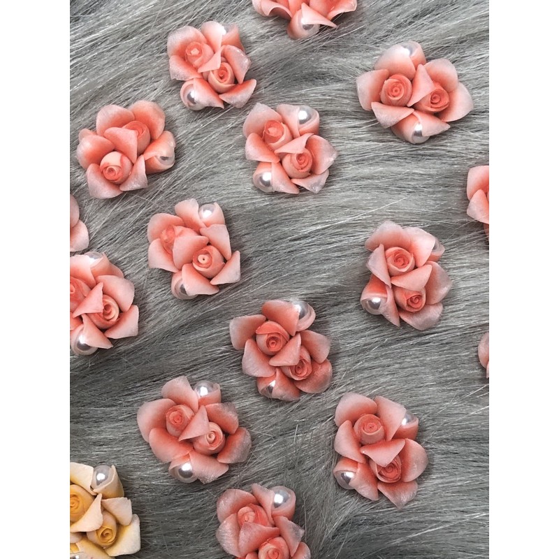 Hoa hồng kép(hoa hồng gắn móng nail) TDC SHOP