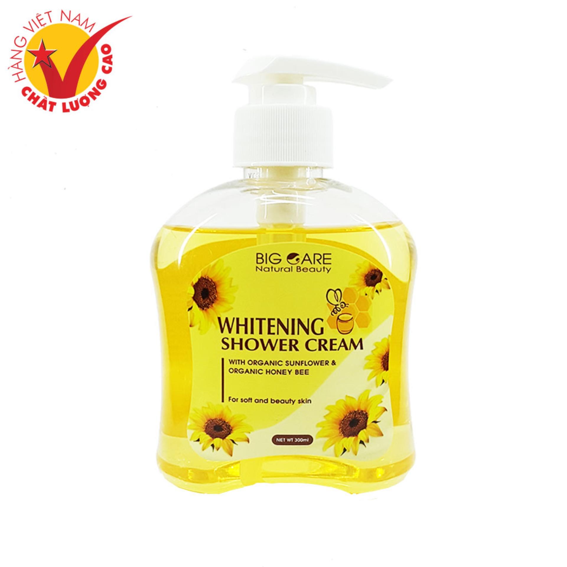 Sữa Tắm Dưỡng Da Whitening Shower Cream With Organic Sunflower And Organic Honey Bee 300ml