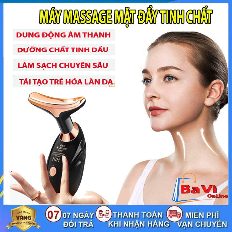 Máy massage mặt hih chính hãng, máy chăm sóc da mặt đẩy tinh chất,máy chăm sóc da mặt cao cấp, nâng cơ mặt, dưỡng da, xóa mờ vết thâm, chăm sóc da mặt chuyên sâu, nâng cơ săn chắc thon gọn gương mặt, máy nâng cơ mặt mini