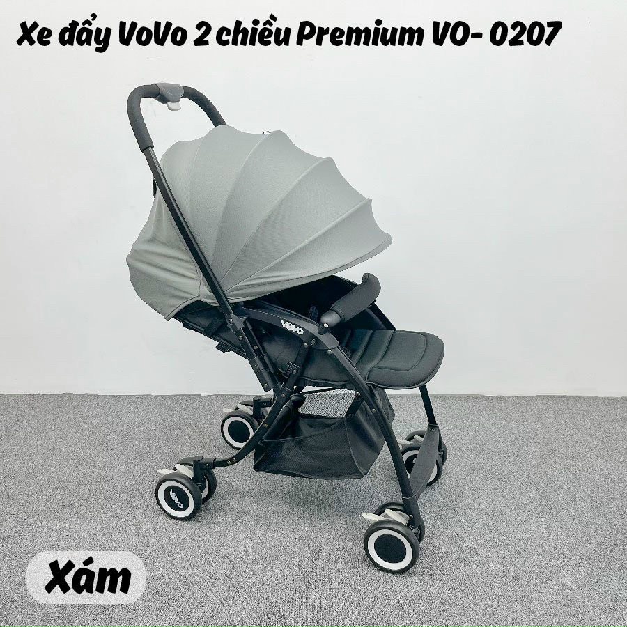 xe đẩy trẻ em gấp gọn 2 chiều 3 tư thế vovo vo-0207 mẫu nâng cấp mới nhất 9