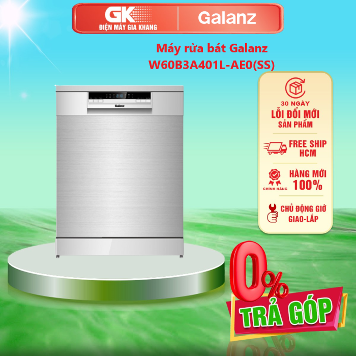 Máy rửa bát galanz w60b3a401l-ae0 - giao toàn quốc - freeship hcm
