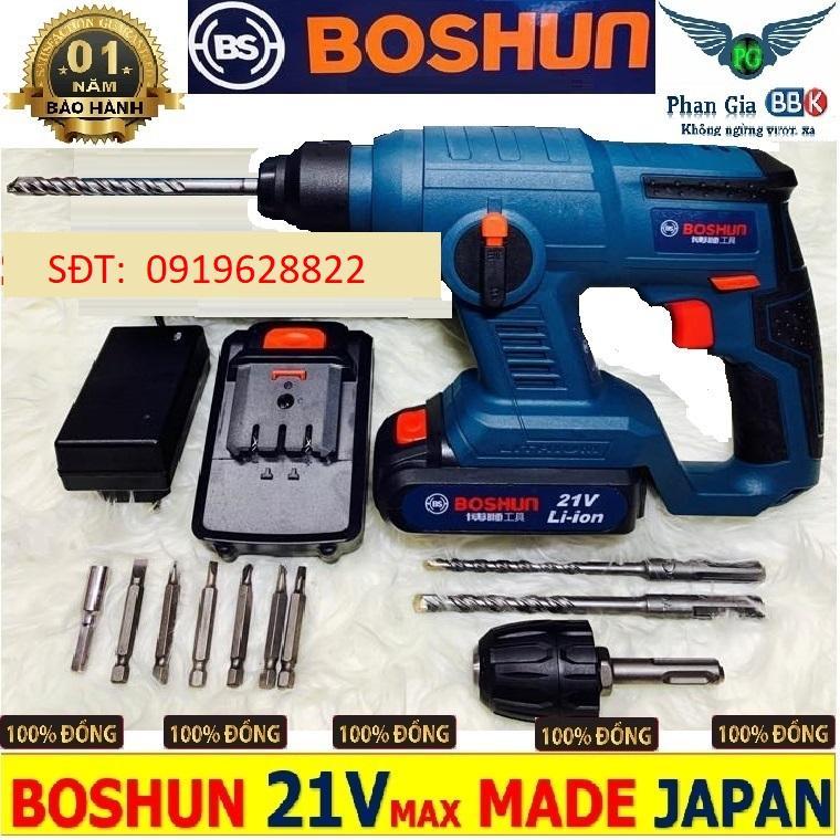 Máy khoan bê tông búa, máy khoan pin bê tông  búa, Máy khoan bê tông dùng pin 21V (2 PIN)