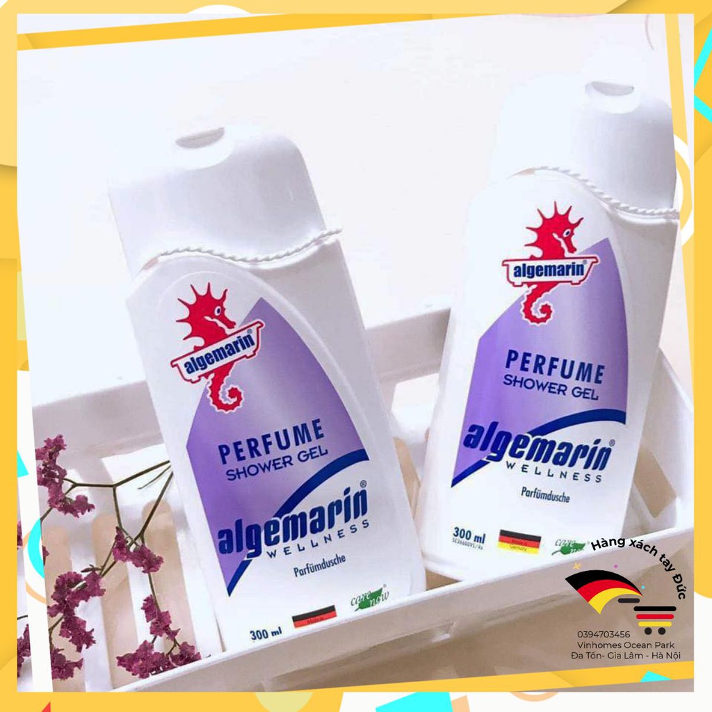 Sữa tắm cá ngựa algemarin gel, 300ml