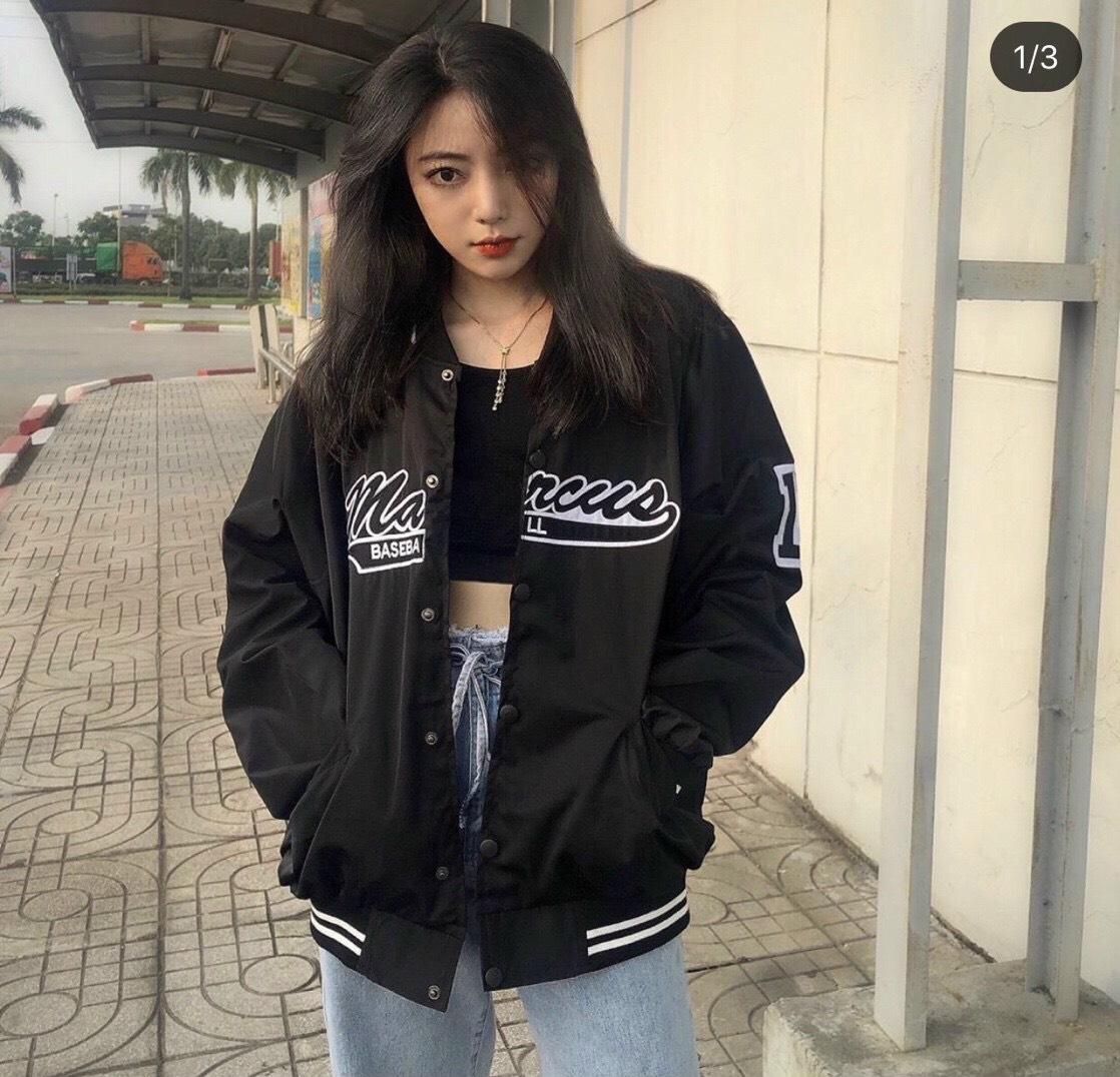 [HCM]Áo Khoác Dù Thêu MarCus Cực Hót Về Hàng Siêu ChấtChất Dù 2 Lớp Mềm Mịn Dày dặn-NU