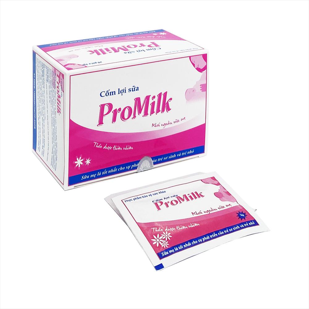 Cốm lợi sữa promilk hộp 20 gói