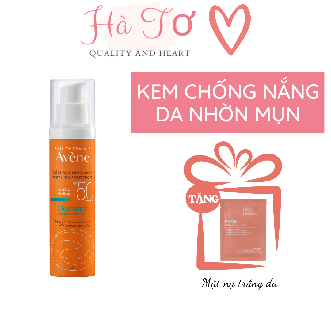 Kem chống nắng cho da mụn – avene very high protection fluide spf 50+ - hà tơ shop