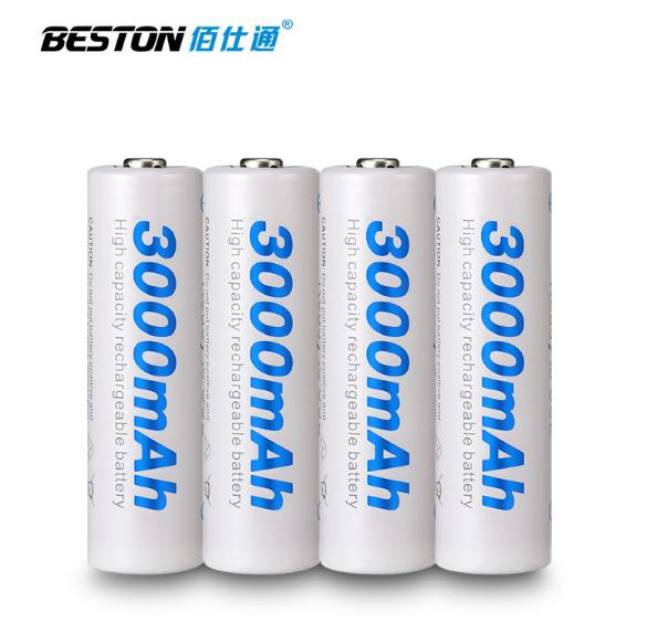 Pin sạc aa bộ pin 4 sạc aa 3000mah beston - pin tiểu sạc aa, pin sạc micro không dây - pin đồ chơi điện tử - pin tiểu sạc dung lượng cao - pin micro loa kẹo kéo - pin chuột không dây lắp được cho máy đo huyết áp mini..