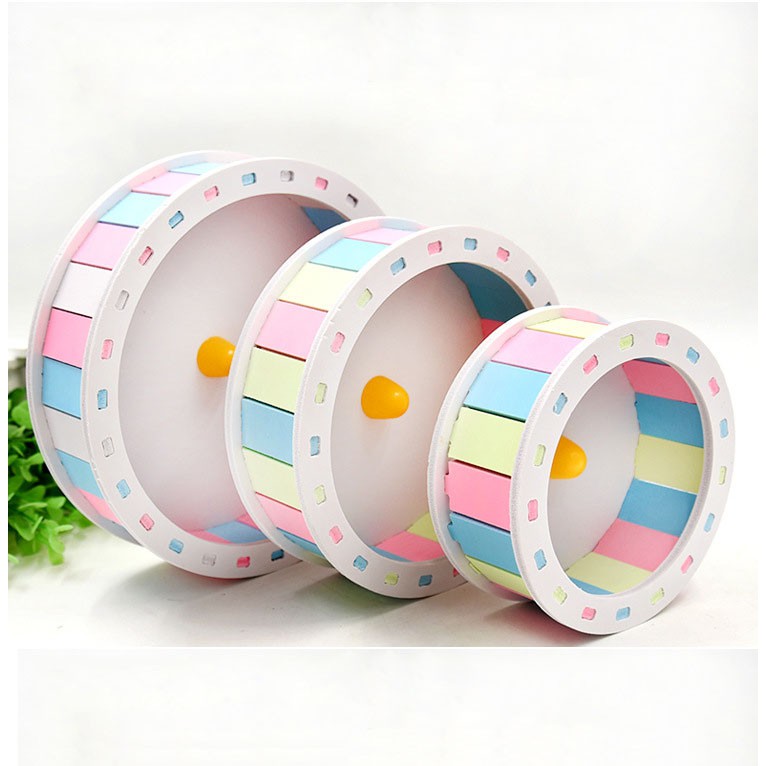 Wheel Gỗ Cầu Vồng Cho Hamster