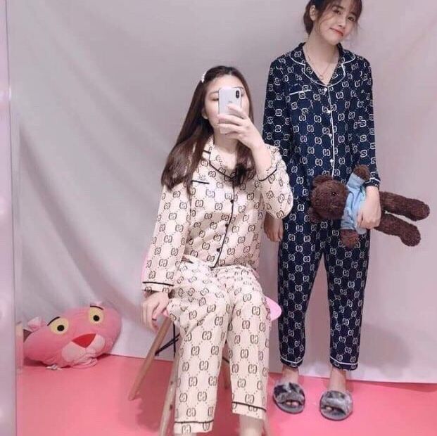 🌿 siêu phẩm cực ngầu 🌿 bộ quần áo dài tay nam và nữ bộ pijama bộ đồ ngủ nam nữ siêu ngầu a23 lol