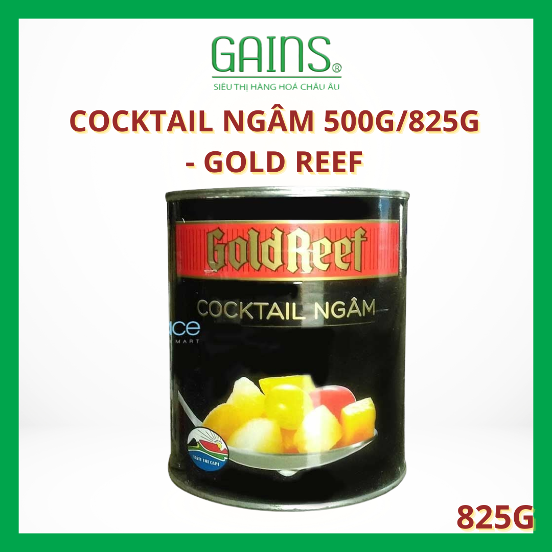 Gold Reef South Africa Soaked Fruit 825g - Peach / Apricot / Cocktail (Make Peach Tea, Make Cakes, Make Desserts)